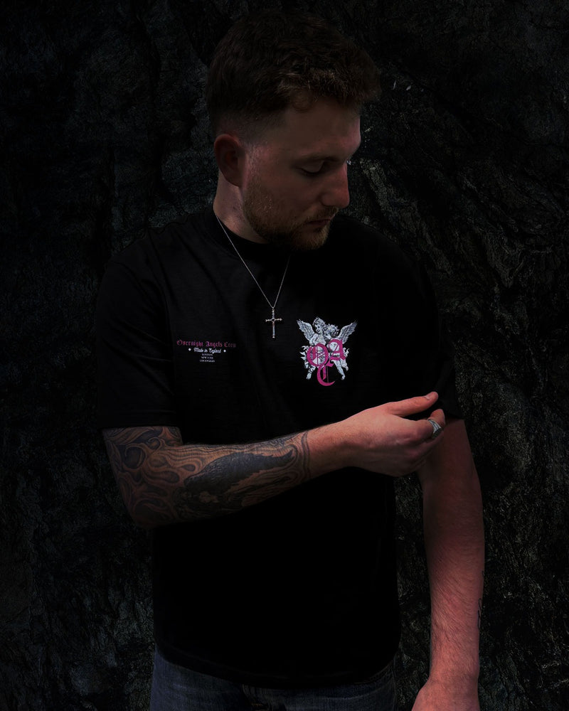 Angels T-Shirt -  Black