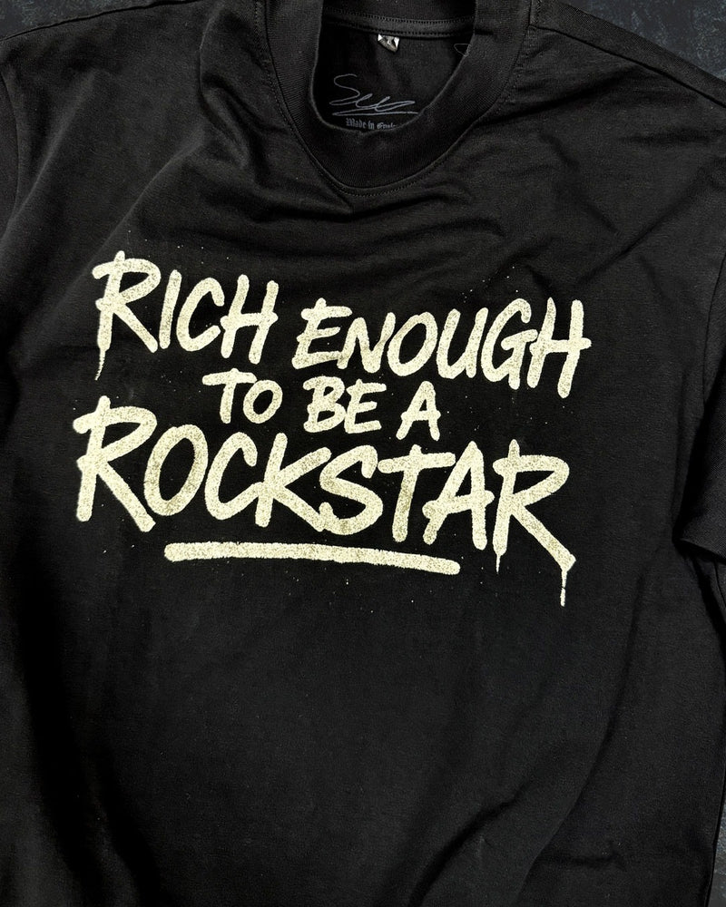 Rich Enough Unisex T-Shirt - Black