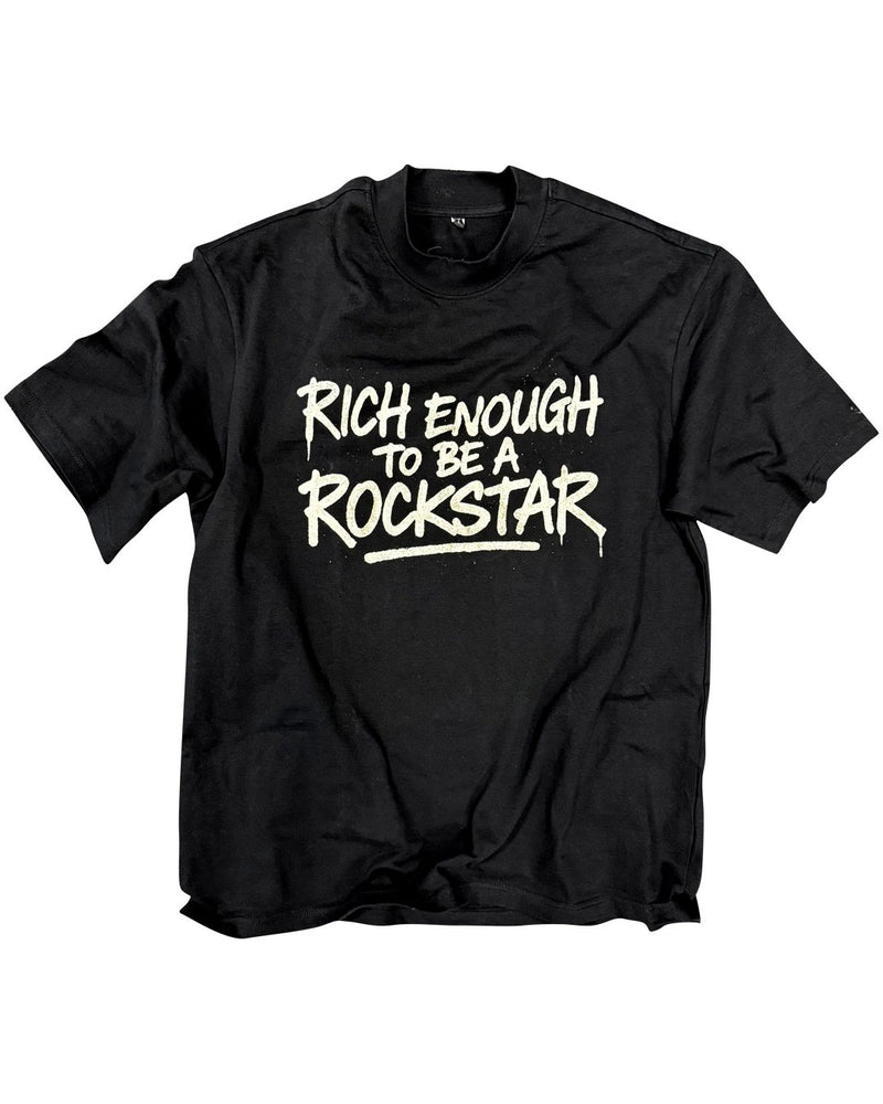 Rich Enough Unisex T-Shirt - Black
