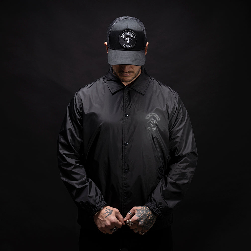 Crew Coach Jacket - Black - Overnight Angels Crew