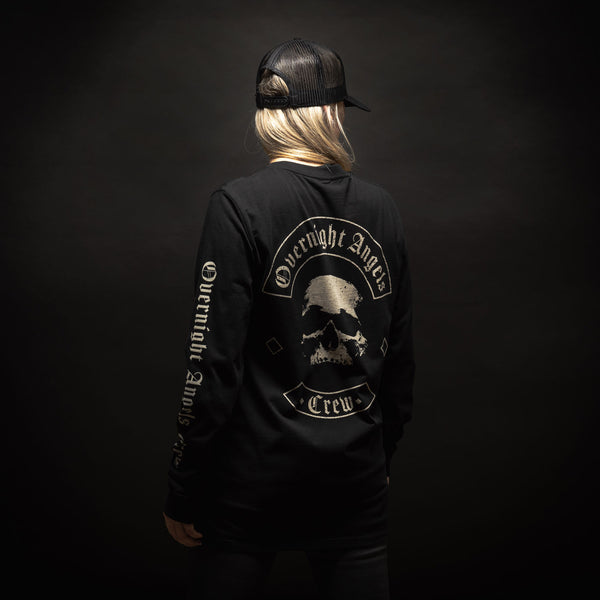 Skull Raider Unisex Long Sleeve T-Shirt - Black