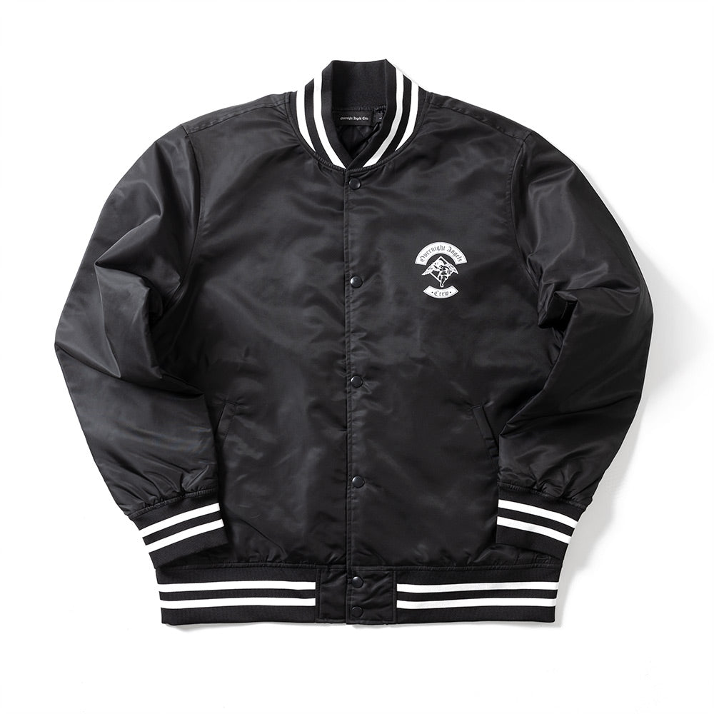 Crew College Jacket - Black - Overnight Angels Crew