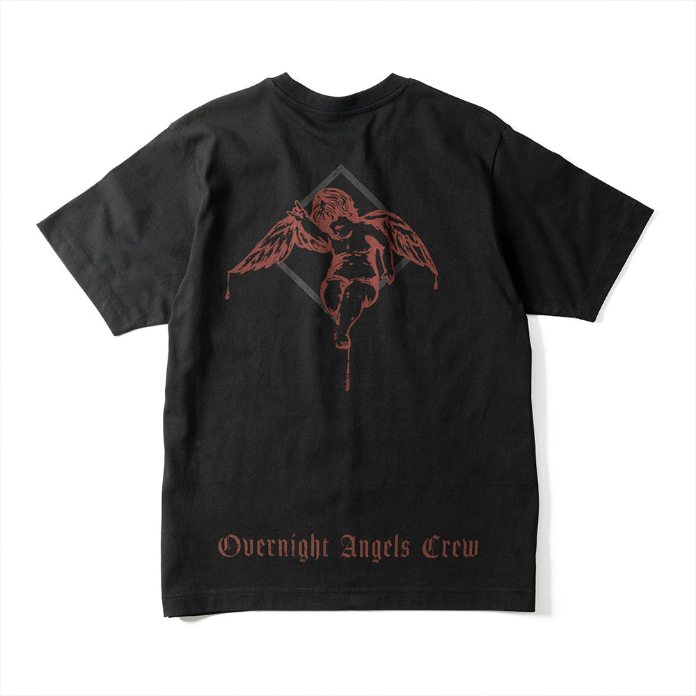 Blood Drip T-Shirt - Black - Overnight Angels Crew