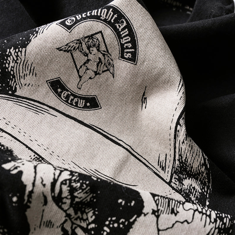 Skull Cap T-shirt - Black
