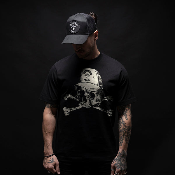 Skull Cap T-shirt - Black